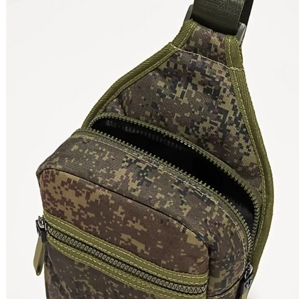 True Religion‎ Yeta Green Camo Skater Crossbody Sling Bag NWOT